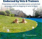 PetSafe Stay & Play Compact Wireless Fence, LCD Screen to Adjust The Circular Boundary, Secure up to a 3,000 Square Metre Area, Use for All Your Pets, Portable System