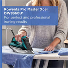 Rowenta Pro Master Stainless Steel Soleplate Steam Iron for Clothes, Anti-Drip Protection, 210 g/min, 400 Microsteam Holes, 1775 Watts Iron Steamer for Clothes, Powerful Steam DW8360