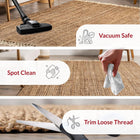 nuLOOM Raleigh Farmhouse Jute Tasseled Area Rug, 6\' x 9\', Natural