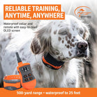 SportDOG Brand SportTrainer Remote Trainers - Bright, Easy to Read OLED Screen - Waterproof, Rechargeable Dog Training Collar with Tone, Vibration, and Static, 500 Yard Range - 2 Dog Expandable