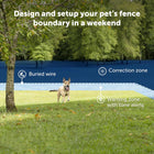 PetSafe Basic In-Ground Pet Fence from The Parent Company of Invisible Fence Brand - Underground Electric Pet Fence System with Waterproof and Battery-Operated Training Collar