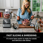 Ninja Professional Plus Food Processor 850-Watts With Auto-iQ Preset Programs Chop Puree Dough Slice Shred With a 9-Cup Capacity and a Silver Stainless Finish (BN600C) - Canadian Version