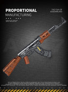 Reobrix 77005 AK47 Model Building Kit, Building Toys with Shooting Function, DIY Gifts Building Blocks Set for Teens and Adults, 1238 PCS Building Bricks, Eye-catching Collectible Model
