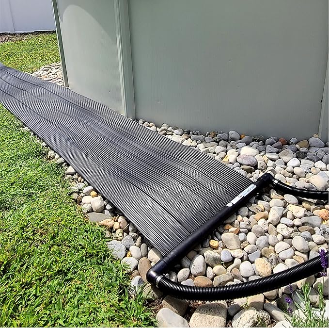 SunHeater S120U Universal Solar Pool Heater 2 by 20-Feet, Black