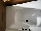 Project Source Dover 36-in True White Single Sink Bathroom Vanity with White Cultured Marble Top (Fully Assembled)
