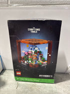 LEGO Minecraft The Crafting Table, Collectible Video Game Building Set with Minecraft Figures, Mobs and Biomes, 15 Year Anniversary Model, Build and Display Minecraft Gift for Adults, 21265
