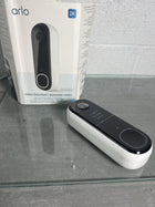 Arlo Video Doorbell 2K (2nd Gen, Latest Release), Wireless or Wired Option, 2-Way Audio, Night Vision, Head to Toe Video View, Package Detection, Person & Vehicle Recognition, 1-Month Secure Plan