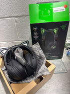 Razer Kraken Kitty V2 USB Wired RGB Headset: Chroma Kitty Ears - Stream Reactive Lighting - HyperClear Cardioid Mic - Triforce 40 mm Drivers - 7.1 Surround Sound - Classic Black