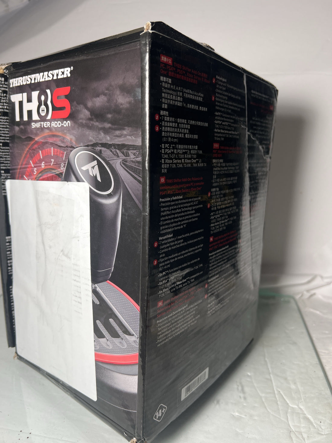Thrustmaster TH8S Shifter - High-Precision Sequential and H-Pattern Shifter for PC, PS4, PS5, Xbox One, and Xbox Series X|S