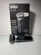 Braun Electric Shaver for Men, Series 7 7120s, Wet & Dry Shave, Turbo & Gentle Shaving Modes, Waterproof Foil Shaver, Engineered in Germany, with Precision Trimmer, Space Grey