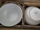 Stone Lain Orbit 12-Piece Dinnerware Set Stoneware, White
