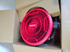 CRAFTSMAN 12-in High Velocity Indoor Industrial Fan, Battery Powered, in Red and black