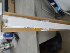 Project Source 2.37-in H x 49-in L White Cultured marble Bathroom Backsplash