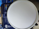 Project Source Adjustable Color Temperature 13-in White Indoor 1 -Light LED Flush Mount Light with Acrylic Shade