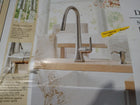 allen + roth Dunmore Spot Resist Stainless Single Handle Deck-mount Pull-down Kitchen Faucet with Sprayer (Includes Deck Plate) (Includes Soap Dispenser)