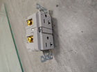 Eaton 20 -Amp 125-volt Tamper Resistant GFCI Residential Decorator Outlet Receptacles , Gray