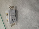 Eaton 15 -Amp 125-volt Tamper Resistant Weather Resistant GFCI Residential Decorator Outlet Receptacles , Gray