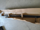 Origin 21 72-in to 144-in Matte Black Iron Single Curtain Rod with Finials