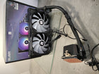 Aqua Elite 240 V3 Liquid CPU Cooler, AIO Pump Head Speed up to 3300RPM, TL-C12B-S V2×2 PWM Fans,for AMD/AM4/AM5, Intel LGA1150/1151/1200/2011/1700, Computer CPU Aio Cooler