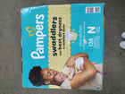 Pampers Swaddlers Diapers, Size 0 (up to 10 lbs), 136 Count, Absorbent, Keeps Baby Dry and Comfortable, Skin Safe Disposable Baby Diaper