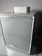 3L Stainless Steel Warm Mist Humidifier with Easy Clean and Warm Steam Function, Healthy Air Mist Humidifiers for Bedroom Living Room, with Sleep Mode and Auto-off Setting