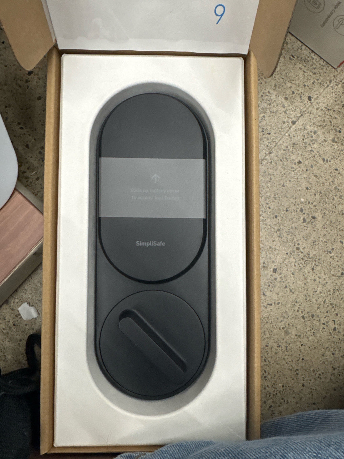 SimpliSafe Smartlock (Black) - Compatible with SimpliSafe Home Security System - Latest Gen