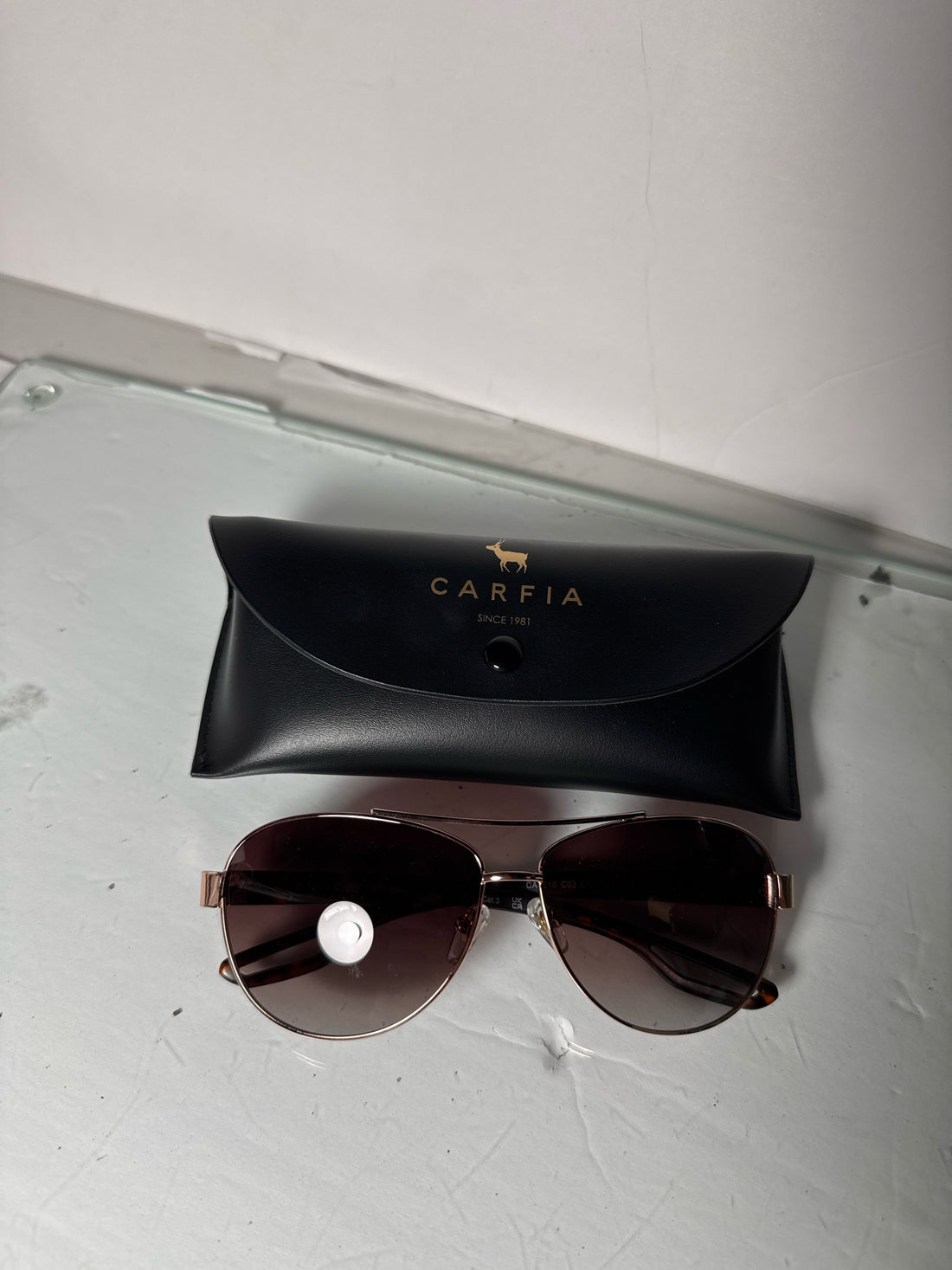 CARFIA Big Polarized Sunglasses for Women UV400 Protection Lightweight Comfort Design CA3210 Brown Gradient