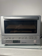 Panasonic Toaster Oven FlashXpress with Double Infrared Heating and Removable 9-Inch Inner Baking Tray, 12 x 13 x 10.25, Silver