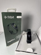 Google Fitbit Inspire 3 Health and Fitness Tracker with Stress Management, Workout Intensity, Sleep Tracking, 24/7 Heart Rate and More, Midnight Zen/black, One Size (S and L Bands Included)