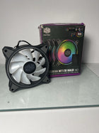 Cooler Master Master Fan MF120 Halo Duo-Ring Addressable RGB Lighting 120mm 3 Pack with Independently-Controlled LEDs, Absorbing Rubber Pads, PWM Static Pressure for Computer Case & Liquid Radiator