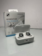 Sennheiser Momentum True Wireless 4 Earbuds - Bluetooth 5.4, Crystal-Clear Sound, 30h Battery Life, Adaptive ANC, LE Audio and Auracast, White Silver