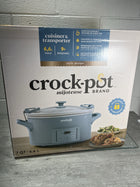 Crock-Pot Design Series 7-Quart Programmable Slow Cooker, Morning Haze Blue