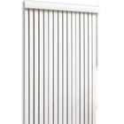 Project Source Room darkening vertical 3.5-in Slat Width 78-in x 84-in Cordless White Vinyl Room darkening Vertical blinds