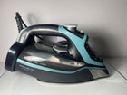 Rowenta Steam Force Stainless Steel Soleplate Steam Iron for Clothes 400 Microsteam Holes 1800 Watts Ironing, Fabric Steamer, Garment Steamer, Digital Display, Precision Tip DW9440
