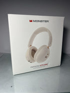 Monster Persona 6th ANC Active Noise Cancelling Headphones, Bluetooth Headphones Over Ear with HiFi Stereo Audio, 60H Playtime, 3 EQ Modes, Bluetooth 6.0, Wireless Headphones for Travel Work, White