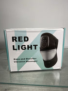 Red Light Therapy Device Knee Brace for Pain Relief, Vibration Knee Massager with Heat for Knee Shoulder Elbow, Rechargeable Cordless 660nm&850nm Near Infrared Light Therapy Device for Men Women