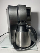 Mr. Coffee 10-Cup Programmable Coffee Maker, Insulated Thermal Carafe, Brew Strength Selection, Brew Now or Later, Stainless Steel
