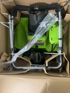 Greenworks 13 Amp 20-Inch Corded Electric Snow Blower-Walk-Behind Snow Thrower with 180° Adjustable Chute & 30FT Throwing Distance & 8 Clearing Depth, Ideal for Driveway, Walkway & Yard Snow Removal