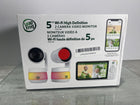 LeapFrog LF925-2HD 1080p WiFi Remote Access 360 Degree Pan & Tilt 2 Camera Video Baby Monitor with 5” High Definition 720p Display, Night Light, Color Night Vision (White) One Size