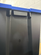 Kobalt X-large 40 -Gallons ( 160 -Quarts ) Black Heavy Duty Stackable Tote with Latching Lid