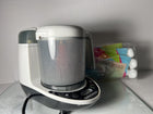 Baby Brezza One Step Baby Food Maker Deluxe - Cooker and Blender in One to Steam and Puree Baby Food for Pouches - Make Organic Food for Infants and Toddlers - Set Includes 3 Pouches and 3 Funnels