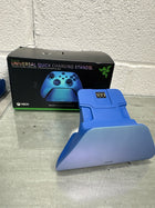 Razer Universal Quick Charging Stand for Xbox Series X|S: Magnetic Secure Charging - Perfectly Matches Xbox Wireless Controllers - USB Powered - Aqua Shift (Controller Sold Separately)