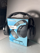 Skullcandy Hesh ANC Over-Ear Noise Cancelling Wireless Headphones, 22 Hr Battery, Microphone, Works with iPhone Android and Bluetooth Devices - True Black (CA Version & Warranty)