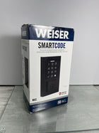 Weiser SmartCode Matte Black Keyless Entry Door Lock/Deadbolt Lock, 10-Button Touchpad Door Lock with Backlit Keypad, Up to 50 User Codes, Electronic Door Locks for Front Door, Modern Home Décor