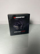 Monster Open Ear AC390 Headphones, Bluetooth 6.0 Earbuds with Stereo Sound, Wireless Headphones 24H Playtime, IPX5 Waterproof, Rotating Charging Case with Lanyard, Ultra-Light Open Ear Earbuds