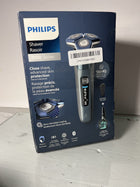 Philips Shaver Series 7000, Wet & Dry Electric Shaver, with SkinIQ Technology, Pop-up Trimmer, Travel Case, Quick Clean Pod, Ice Blue, Model S7882/50