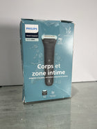 Philips Body Groomer 5000 Series - Trimmer for Men with Triple Protect Shave System, Intimate Trim & Shave, Interchangeable Heads, 100% Showerproof, 100 Min. Runtime, Model BG5490/28
