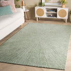 Safavieh FVAD3069Marquee 507 Hand Tufted Wool/Cotton Starburst Rug in Light Green/Beige 5 x 8