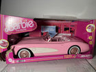 Hot Wheels Barbie RC Corvette from Barbie the Movie, Full-Function Remote-Control Toy Car Holds 2 Dolls