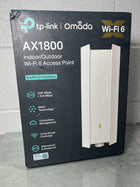 TP-Link Omada Business True WiFi 6 AX1800 Outdoor Access Point (EAP610-Outdoor)-Mesh,Seamless Roaming, MU-MIMO PoE+ Powered IP67 Multiple SDN Controller Remote & App Control Support RE Mode